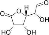 Structure chimique du Glucuronolactone.